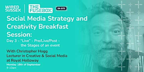 Hauptbild für Social Media Strategy and Creativity Breakfast Session Day 3