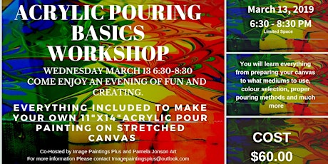 Acrylic Pouring Basics Workshop primary image