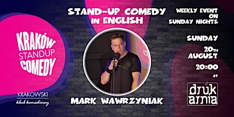 Hauptbild für Standup Comedy in English- Headliner Show - Mark Wawrzyniak