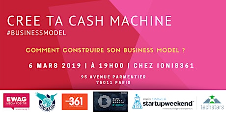 Image principale de Masterclass Business model : Cree ta cash machine