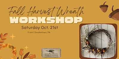 Fall Harvest Wreath Workshop (Smoketown Location)