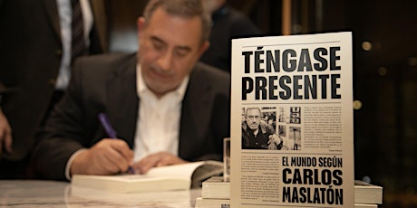 Imagen principal de Carlos Maslatón firma ejemplares de su libro "Téngase presente"