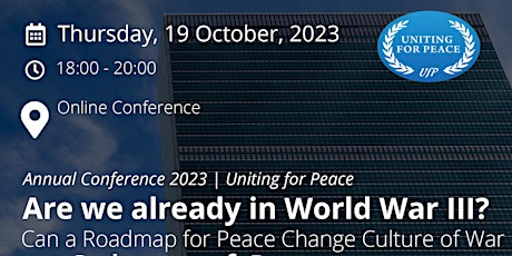 Are we already in World War III? Can Roadmap for Peace Change War to Peace primary image