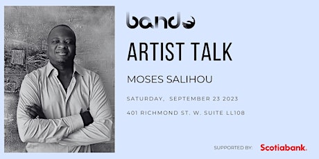 Imagem principal do evento Artist Talk | Moses Salihou