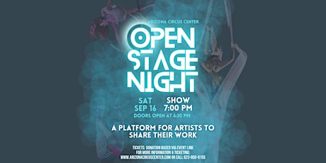 September Open Stage Night primary image