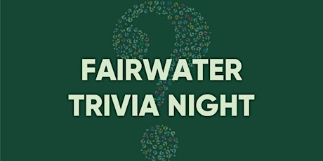 Fairwater Community Trivia Night primary image