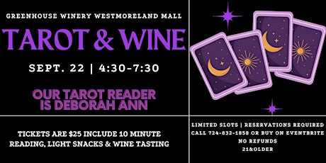 TAROT AND WINE AT THE MALL primary image