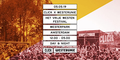 Primaire afbeelding van Click X Westerunie Vrije Westen Festival