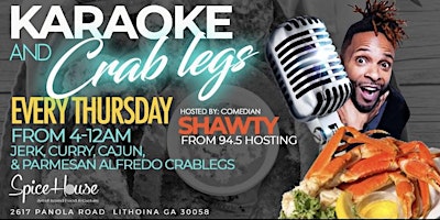 Primaire afbeelding van SPICE HOUSE KAROKE AND CRAB LEGS THURSDAYS!!!