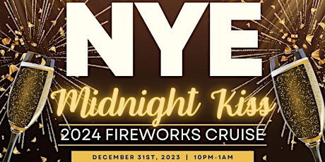 Primaire afbeelding van NYE Midnight Kiss Fireworks Cruise on San Francisco Bay