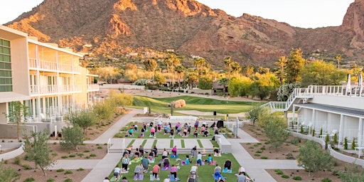 Imagen principal de Sunset Yoga on the Lawn - Memorial Day Weekend