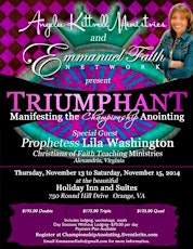 Angela Kittrell Ministries Presents TRIUMPHANT--Manifesting the Championship Anointing primary image
