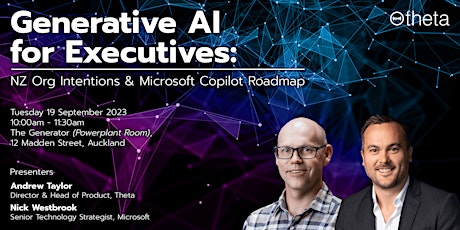 Generative AI for Execs: NZ Org Intentions & Microsoft Copilot Roadmap primary image