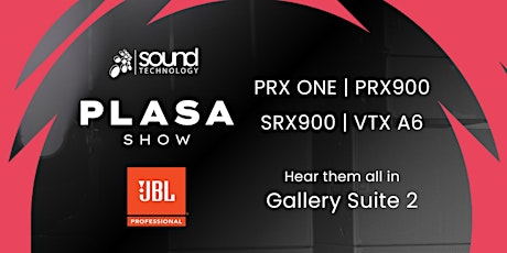 JBL PA Demonstrations at The Plasa Show 2023 primary image