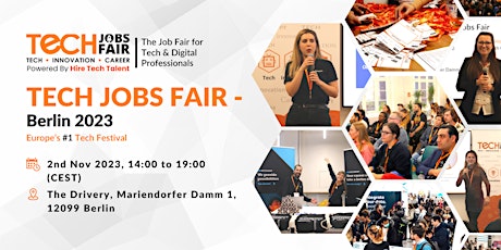 Tech Jobs Fair - Berlin 2023 primary image