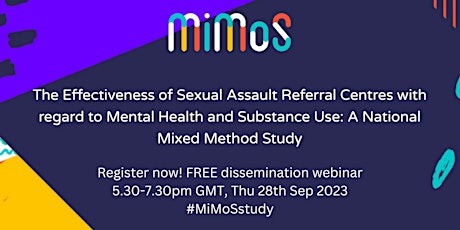 Imagem principal do evento MiMoS study webinar: Sexual Assault Referral Centres