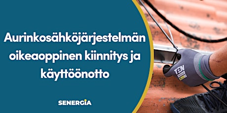 Imagem principal do evento Aurinkosähköjärjestelmän oikeaoppinen kiinnitys ja käyttöönotto - Kuopio