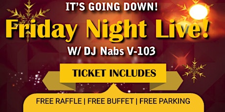 Friday Night Live! w/DJ NABS primary image