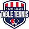 Logotipo da organização Major League Table Tennis