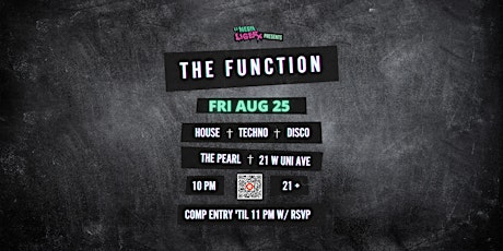 Immagine principale di The Function (HOUSE • TECHNO • DISCO) 