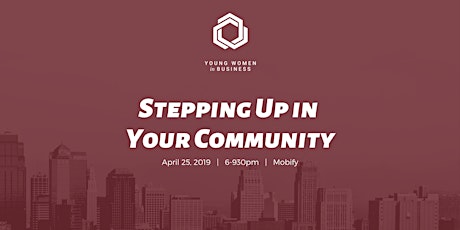 Stepping Up in Your Community primary image