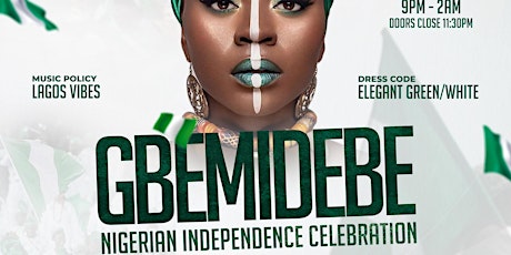 GBEMIDEBE - Nigerian Independence Day primary image