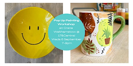 Pottery Painting Pop Up at Crate Walthamstow primary image