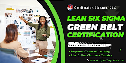 Primaire afbeelding van NEW LSSGB Certification Course with Exam Voucher in Greensboro, NC