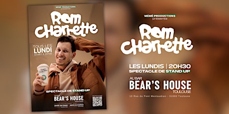 ROM CHARRETTE dans BONNE PERSONNE - Spectacle de Stand Up Comedy