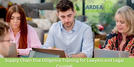 Imagen principal de Supply Chain Due Diligence Training for Lawyers and Legal Counsel