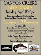 Canyon Creek Beer Dinner primary image