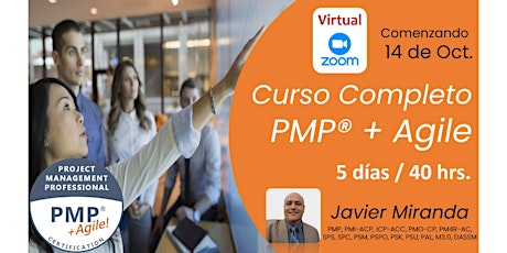 Primaire afbeelding van ON-LINE PMP + Agile Course | Curso Project Management  | Puerto Rico