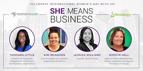 She Means Business: Celebrating International Women's Day primary image