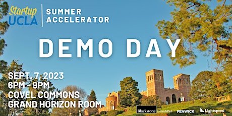 Startup UCLA 2023 Summer Accelerator Demo Day primary image