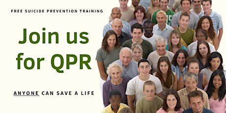 Image principale de Townsend QPR: Learn how you can help prevent suicide