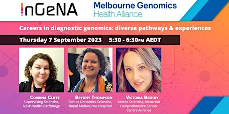 Careers in diagnostic genomics: diverse pathways & experiences primary image