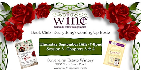 WINE Book Club · Everything's Coming Up Rosie · Session 3 · Chapters 3 & 4 primary image