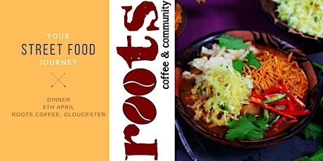 Roots coffee - try street food theme dinner evening with Indie Veggie catering primary image