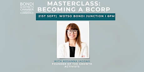 Image principale de Becoming a B Corp - Masterclass