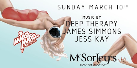 Mike Miro +Friends @ McSorley's Beach Rooftop Sunday 03/10 primary image