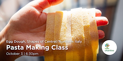 Pasta Making Class - Egg Dough, Shapes of Central/Northern Italy primary image