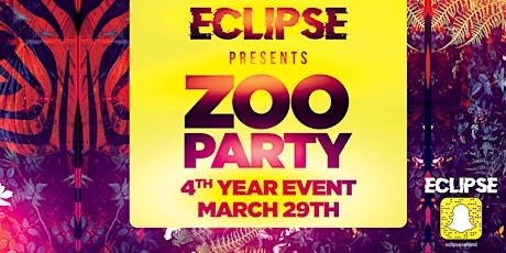 Eclipse Presnts: Zoo Party at Tamango Nightclub | March 29th