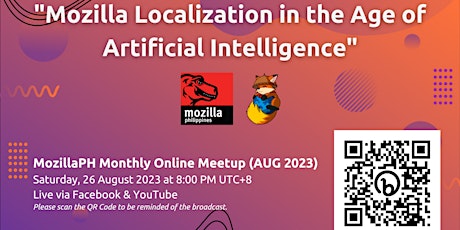 MozillaPH Monthly Online Meetup [AUG 2023] primary image