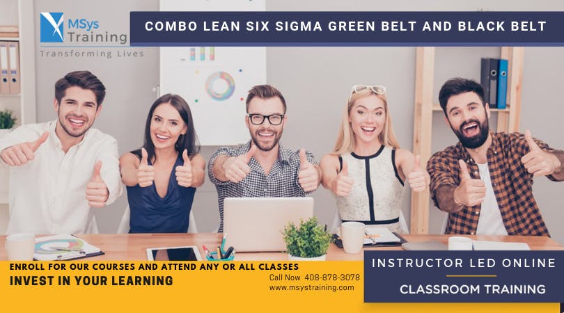 Combo Lean Six Sigma Green Belt and Black Belt Certification Training In Cairns, Qld