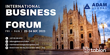 Imagen principal de International Business Forum | Business Networking & Awards