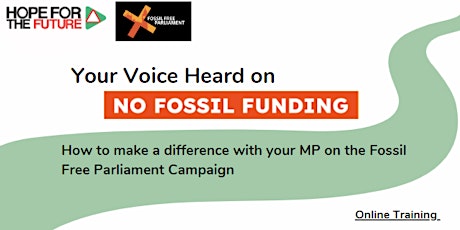 Immagine principale di Fossil Free Parliament Training 