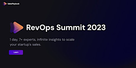 Imagem principal de RevOps Summit 2023