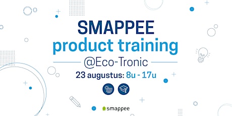 Smappee product training - 23 augustus primary image