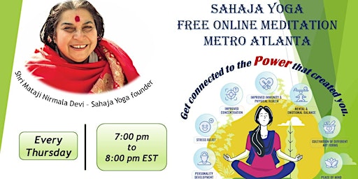 Free Online & In-person Yoga Meditation - Metro Atlanta primary image