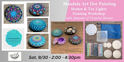 Mandala Art Dot Stones & Tea Lights Painting Workshop